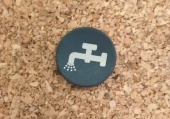 Вставка лицевая "подача воды"кнопки М22